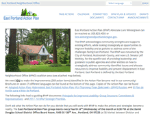 Tablet Screenshot of eastportlandactionplan.org